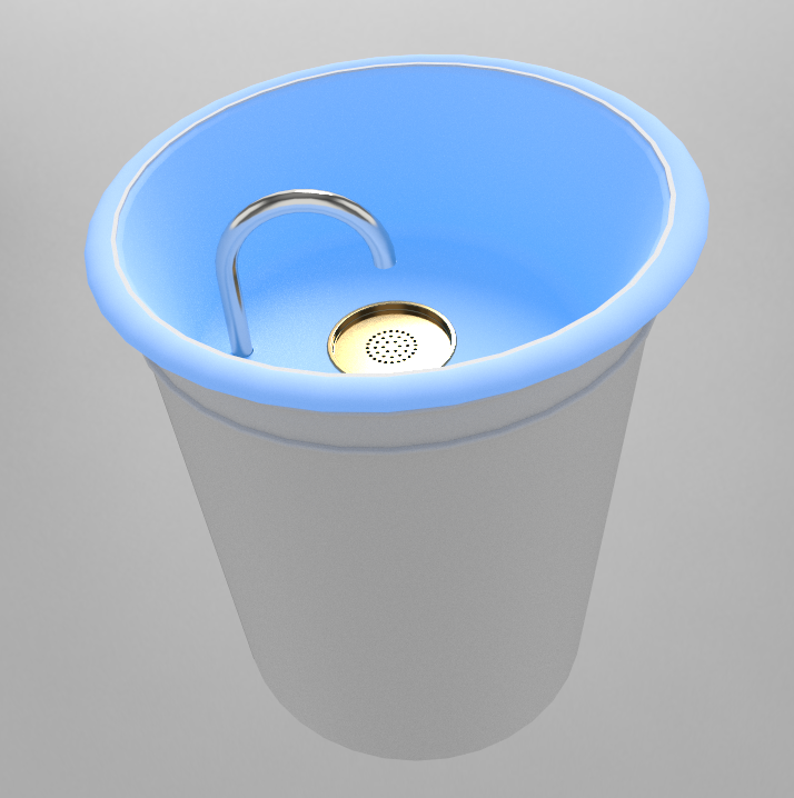 Rendering of the Freedom Pet Fountain 